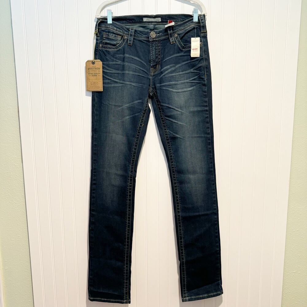 Stetson Stovepipe Jeans Straight Leg NEW Size 10 XLong